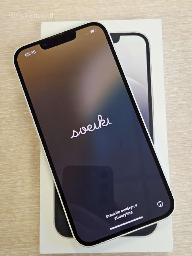 Naujas iPhone 16e White 128gb - 450 Eur.