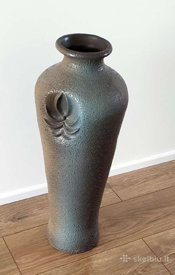 Didelė vaza 65 cm aukštis , viršus 14 cm
