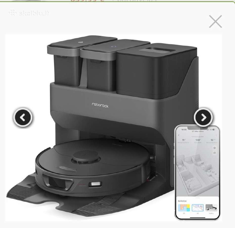 Parduodamas Roborock S7 Max Ultra