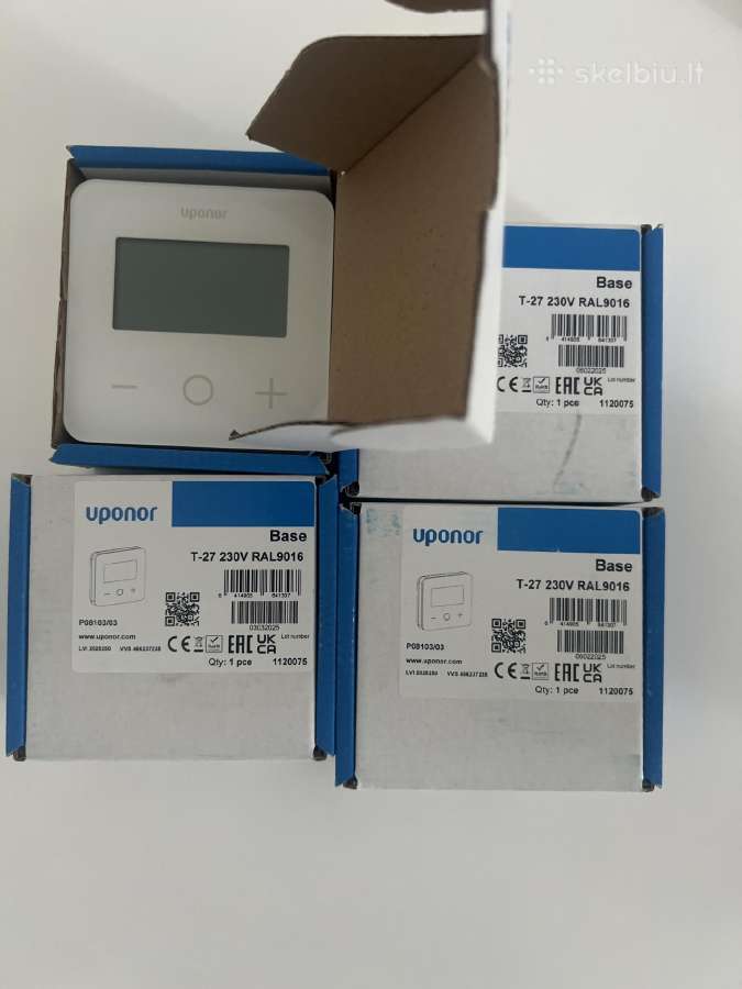 Parduodu Uponor Base, T-27 230v baltas. Nauji