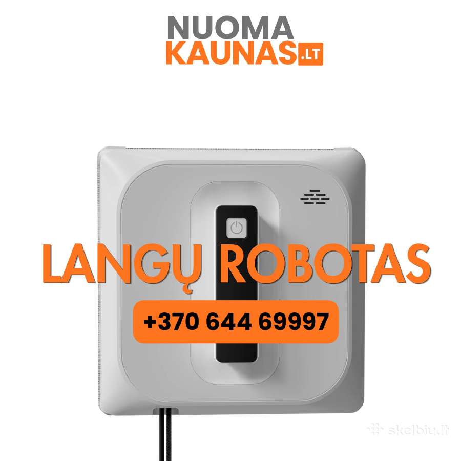 Langų roboto nuoma/plaunamo siurblio nuoma Pigiau