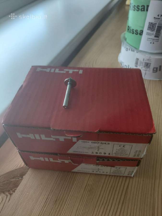 Hilti ankeriai ir siga vidaus ir lauko teipai