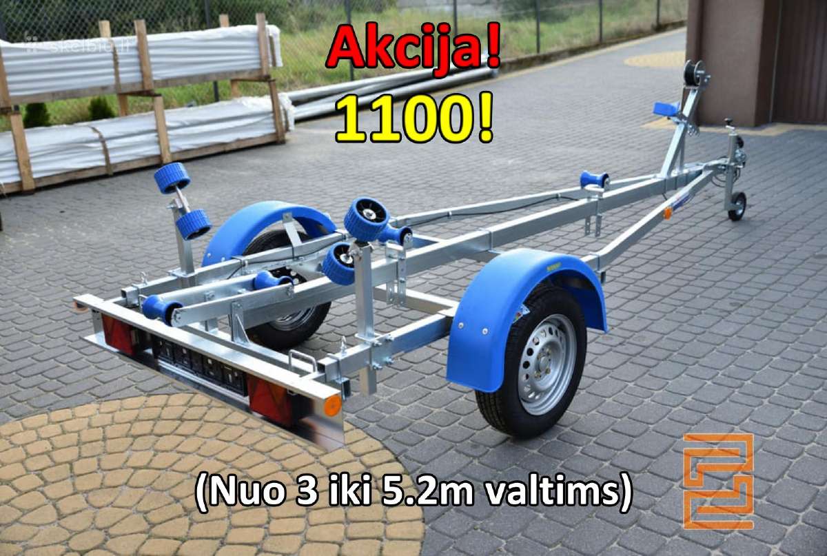 Valties priekaba (<5.2m)