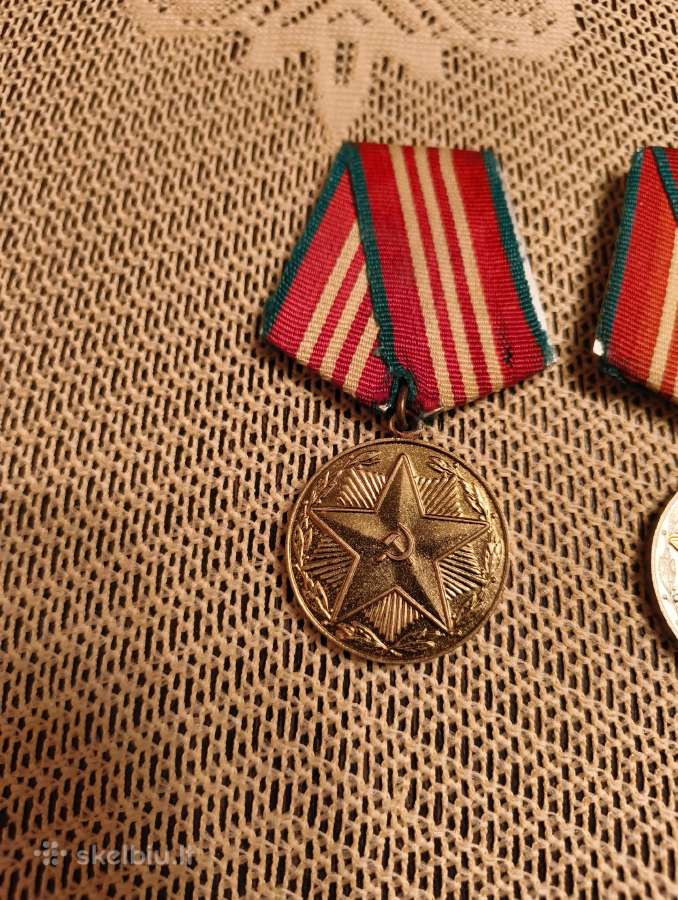 Medalis Za Vyslugu 10 ir 15 Metu. Originalas. - nuotraukos Nr. 7