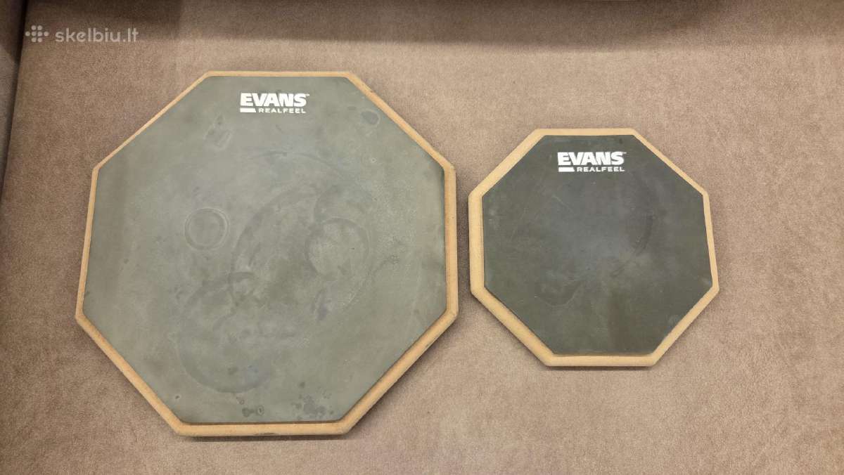 Evans realfeel 7" ir 12" praktikavimosi padai