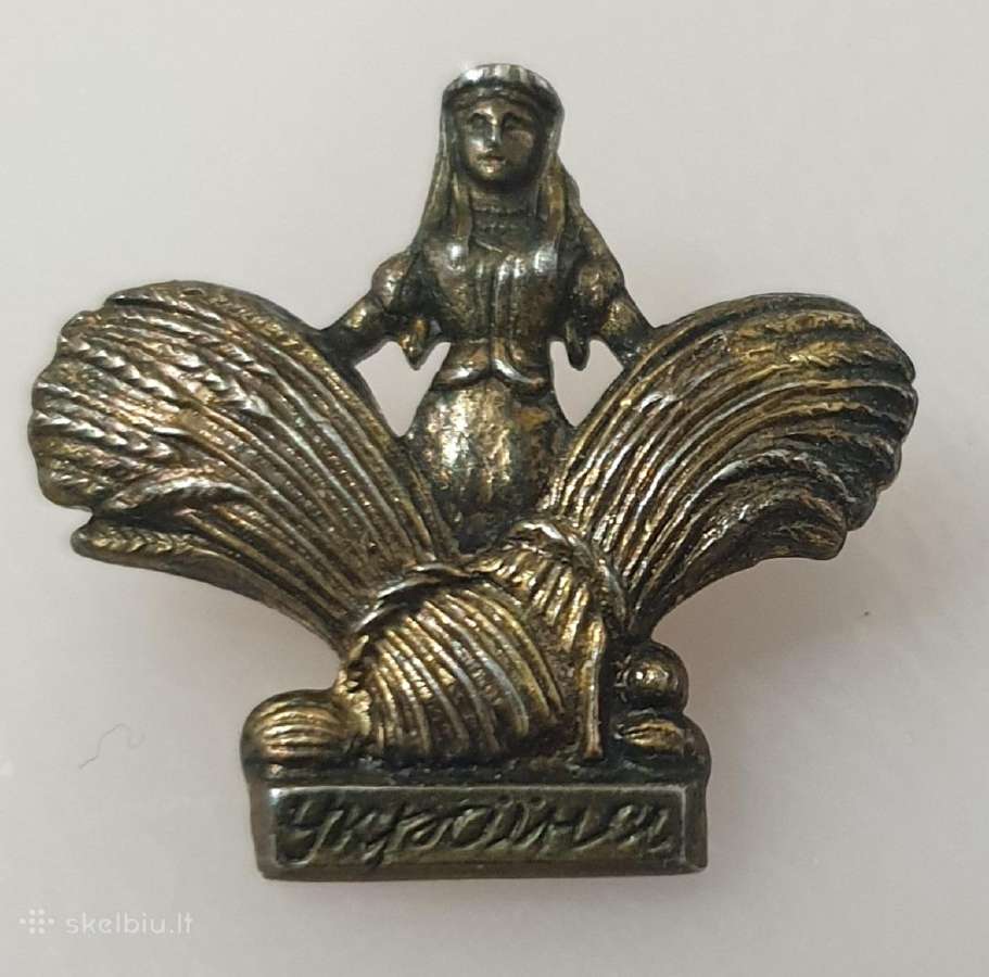 Ženklelis Ukraina Sidabras .875