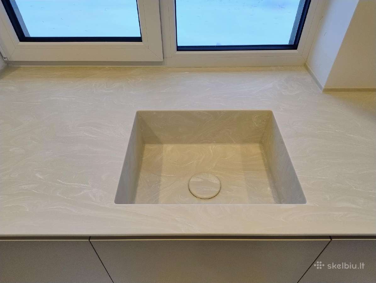 Dirbtinio akmens stalviršiai. Corian, Hi-macs - nuotraukos Nr. 34