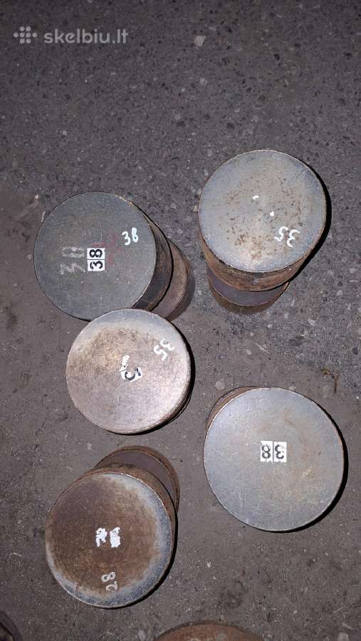 Hanteliai 38 kg 2 vnt.