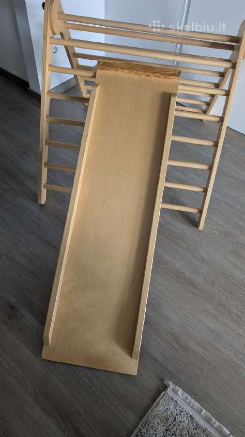 Montessori sulankstoma trikampė laipynė/čiuožykla - nuotraukos Nr. 3