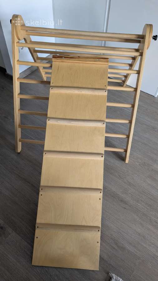 Montessori sulankstoma trikampė laipynė/čiuožykla - nuotraukos Nr. 4