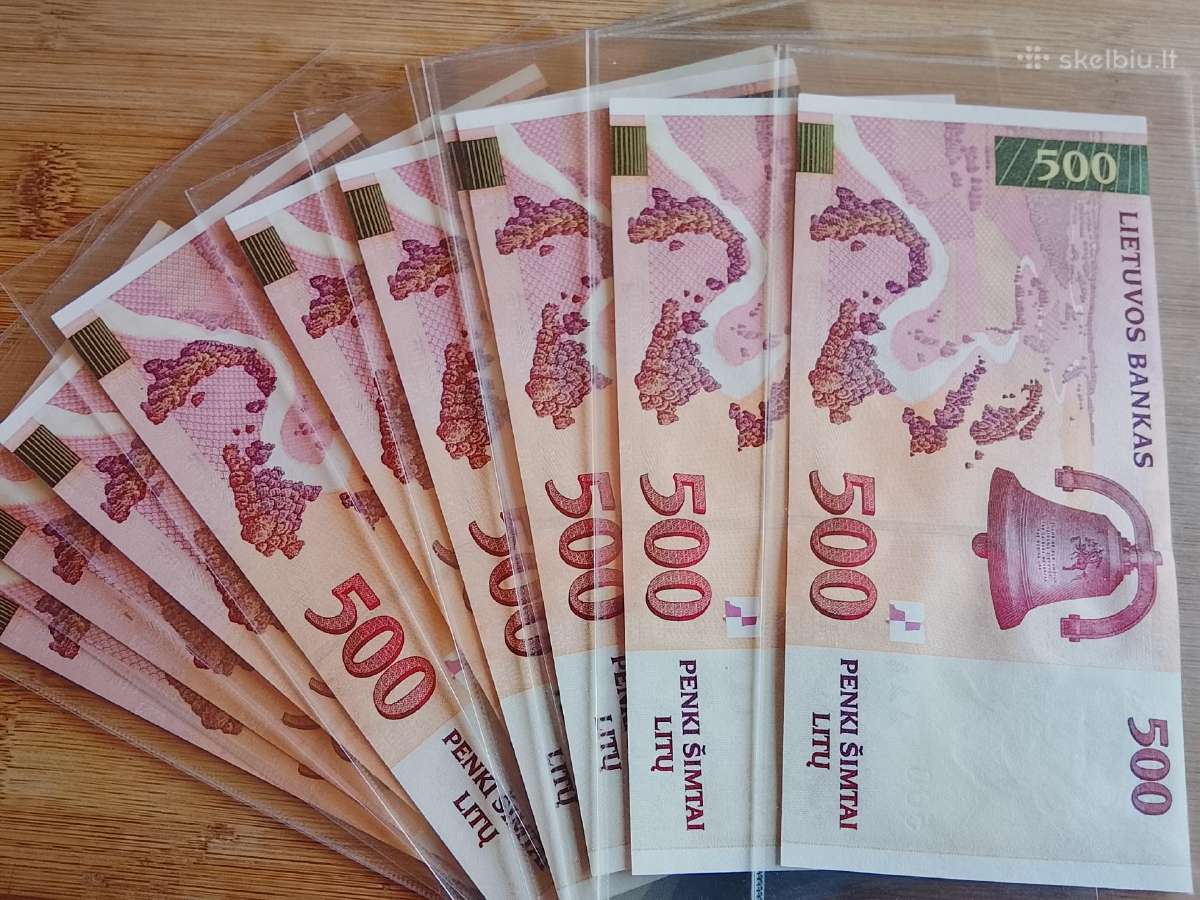 500 Litų 2000metu