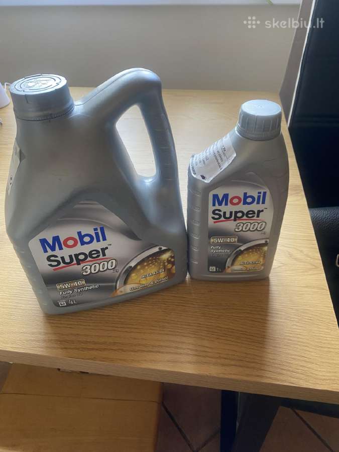 Tepalas Mobil 5w40 4ltr ir 1 ltr