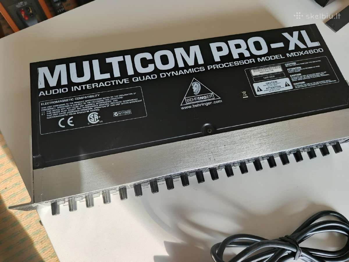Kompresorius limiteris Behringer mdx 4600 - nuotraukos Nr. 2