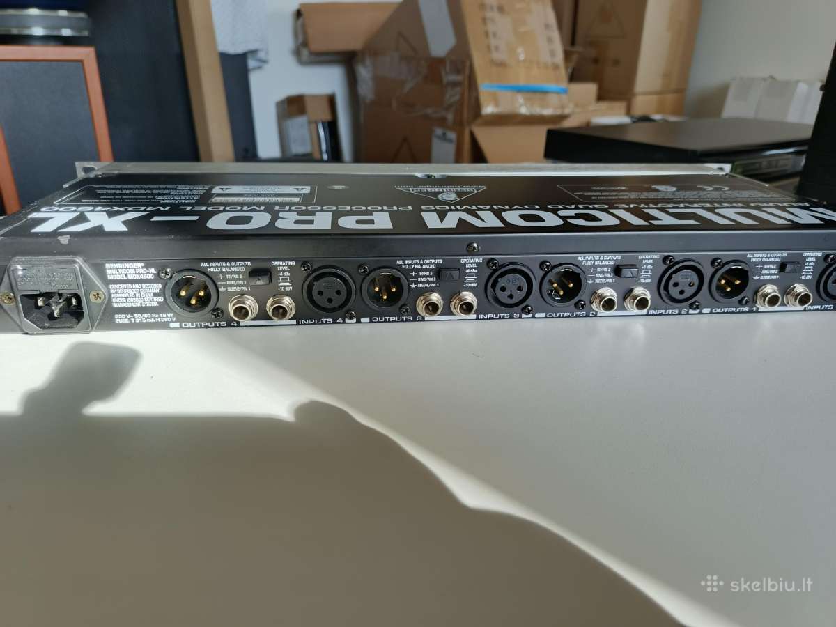 Kompresorius limiteris Behringer mdx 4600 - nuotraukos Nr. 4