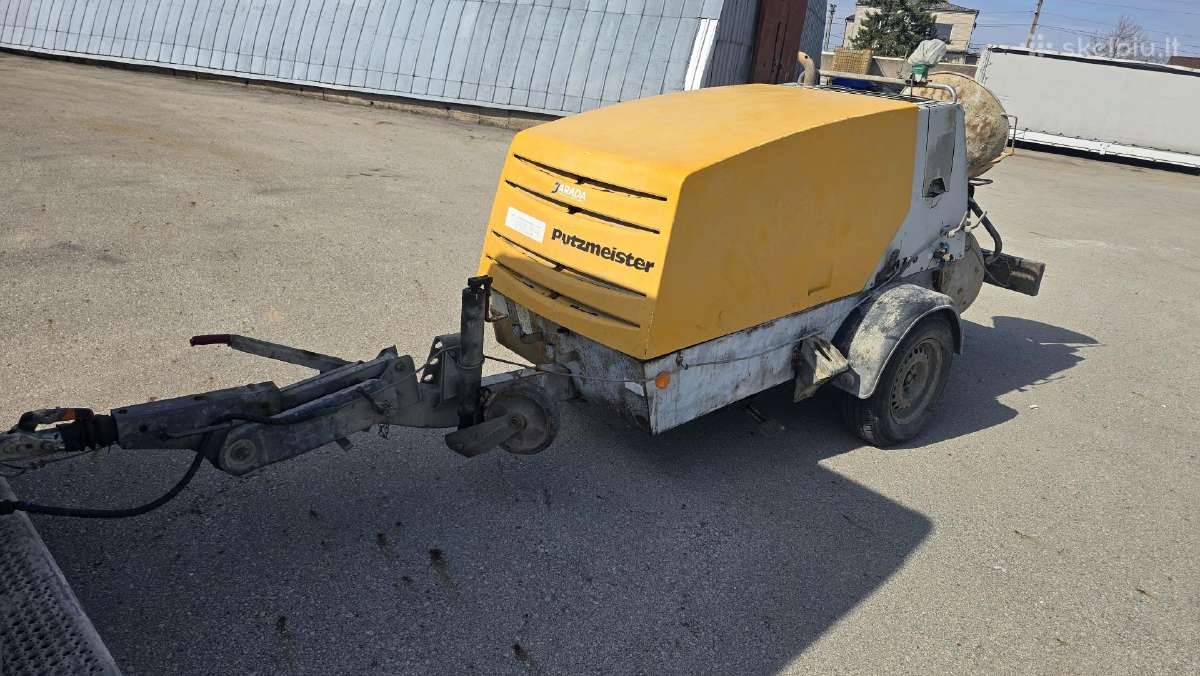 Betono siurblys putzmeister m740d