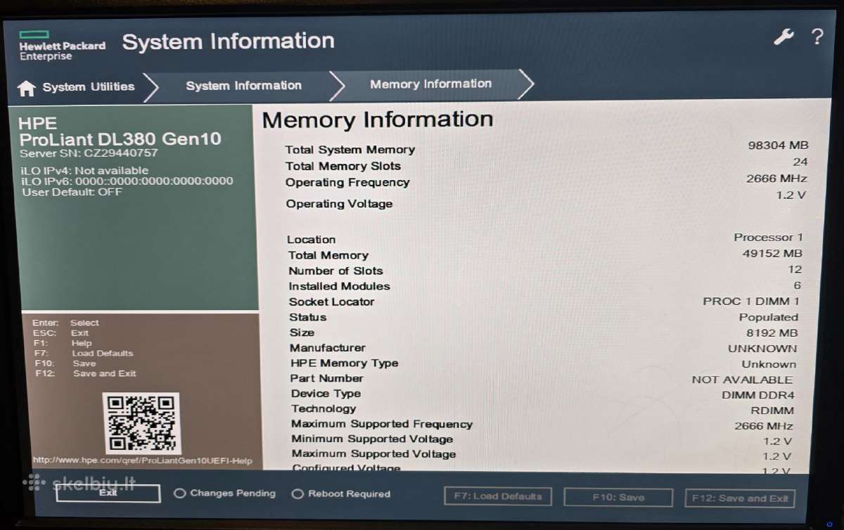 Hp Proliant Dl380 Gen10 2x Cpu 8x Nvme + 16x Sff - nuotraukos Nr. 26