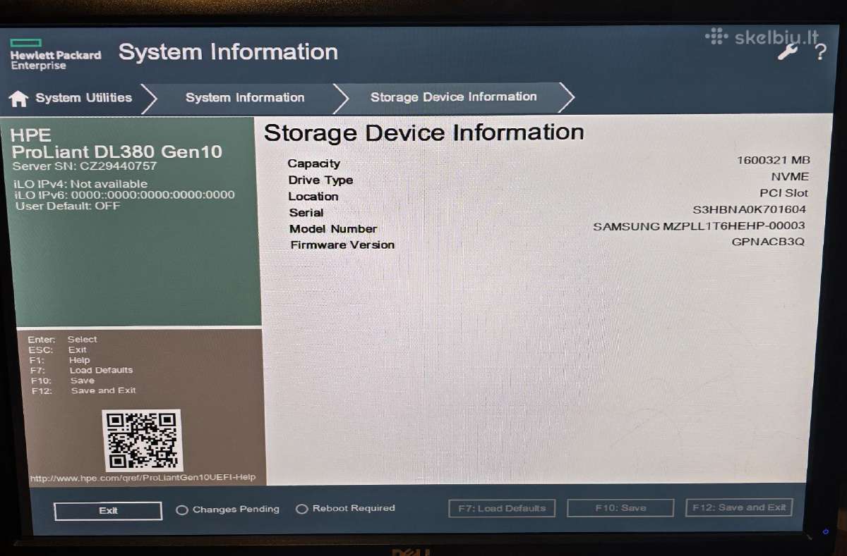 Hp Proliant Dl380 Gen10 2x Cpu 8x Nvme + 16x Sff - nuotraukos Nr. 27