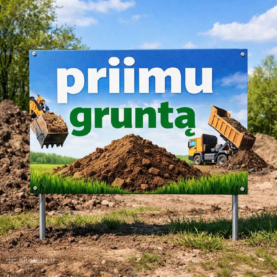 Priimu gruntą Pikeliškėse