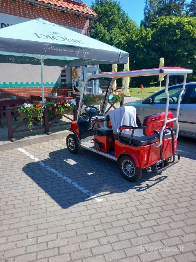 Elektrinis Keturratis Motoroleris Su Stogu