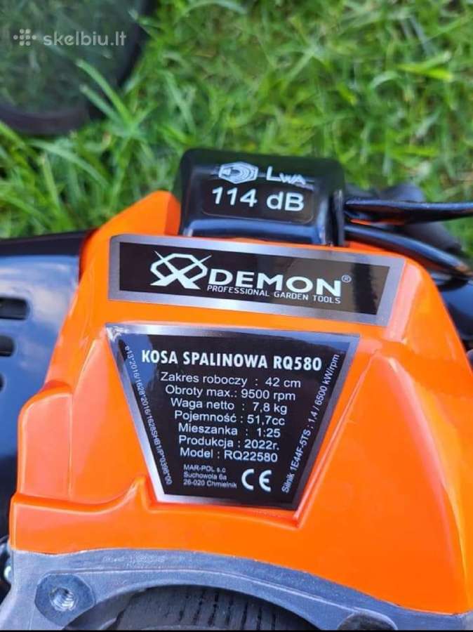 Demon Rq-580 Trimeris su daug priedų komplekte! - nuotraukos Nr. 4