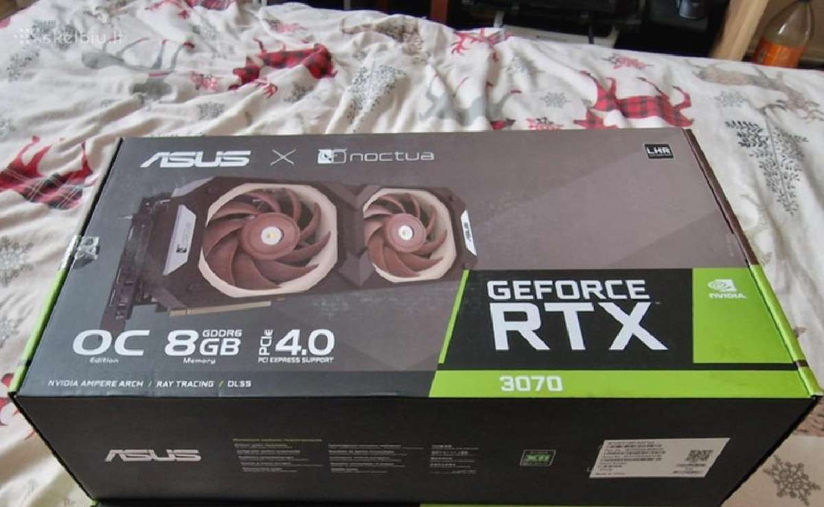 Nvidia Geforce Rtx 3070 Noctua vaizdo plokštė