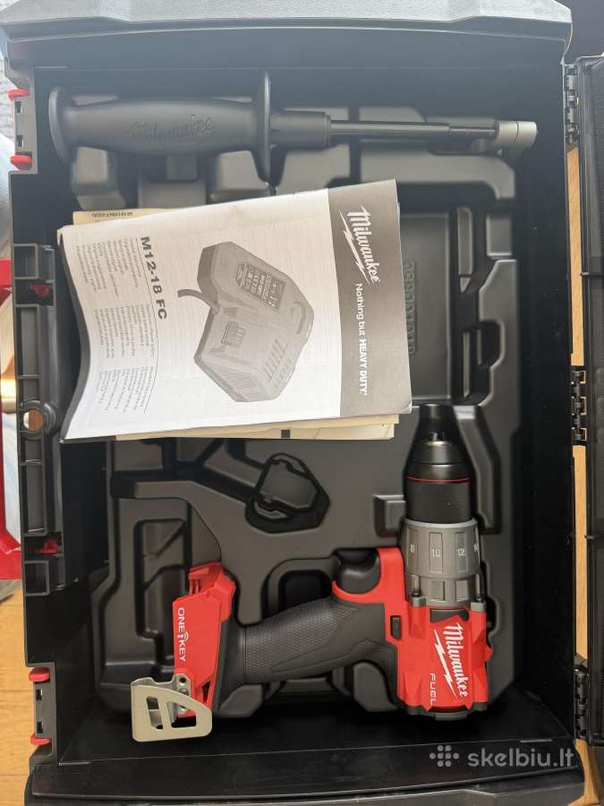 Akumuliatorinis gręžtuvas Milwaukee M18 Onedd2 - nuotraukos Nr. 2
