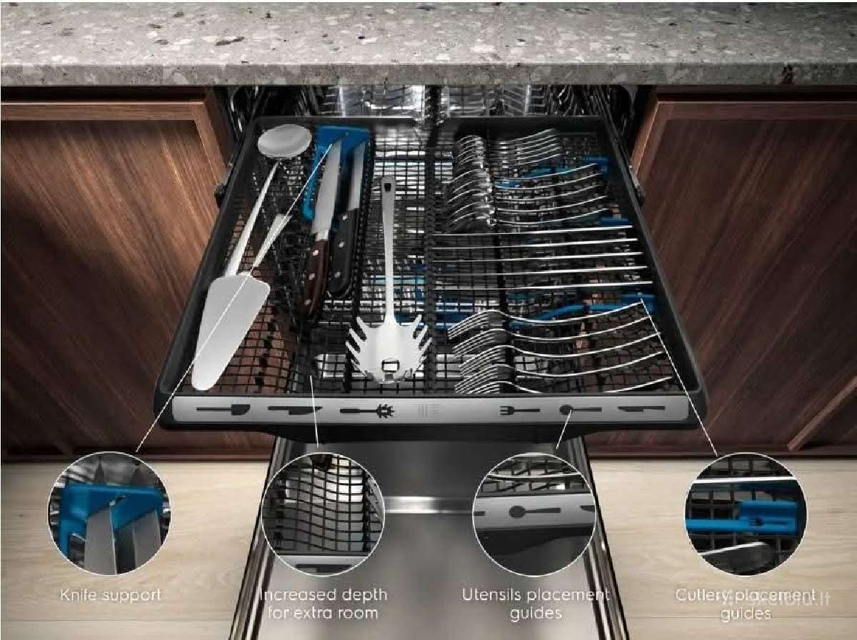 Electrolux 700 serijos „glasscare“ ndaplovė 45cm - nuotraukos Nr. 9