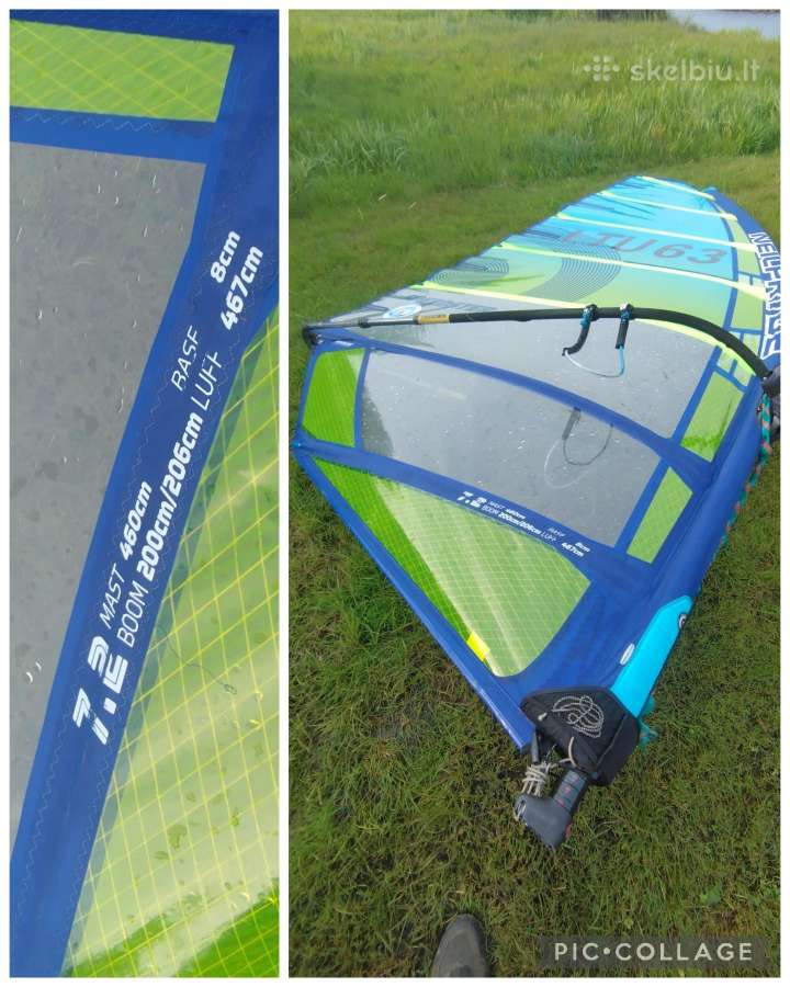 Burės 7.2 m2 ir 5.8 m2
