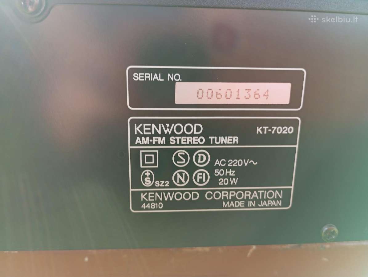 Kenwood Kt-7020 - nuotraukos Nr. 14