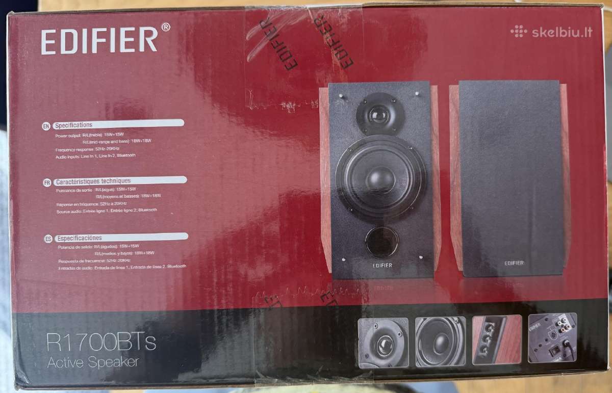 Kolonėlė Edifier Studio R1700bt, juoda sp., 66 W - nuotraukos Nr. 2