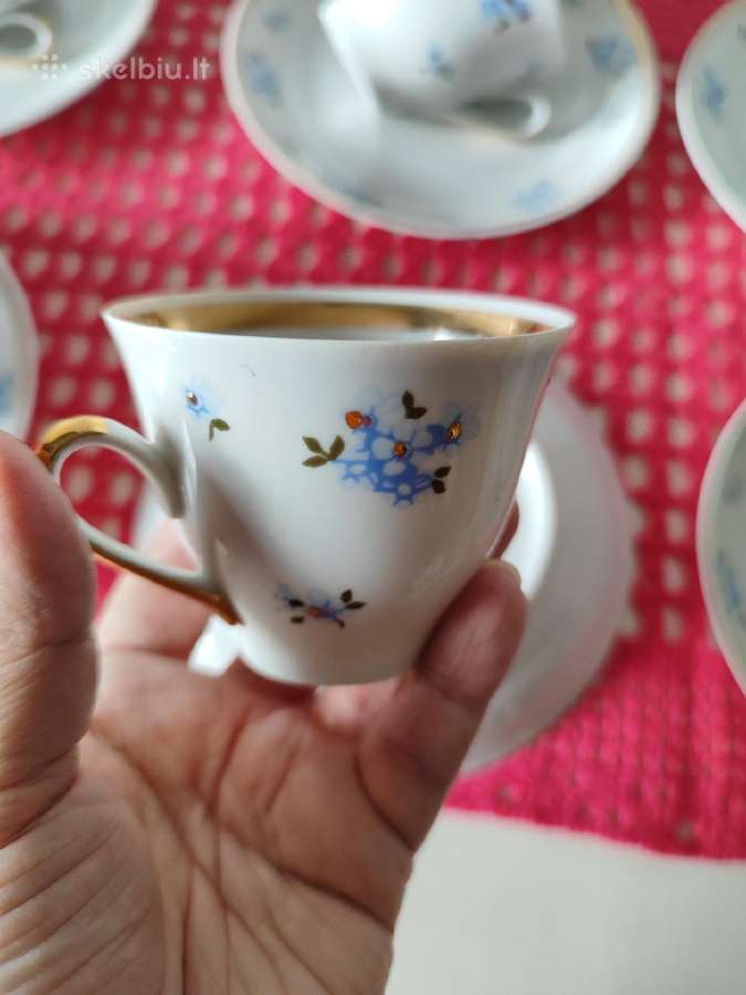 Rygos porcelianas, 6 duetai espresso kavai - nuotraukos Nr. 5