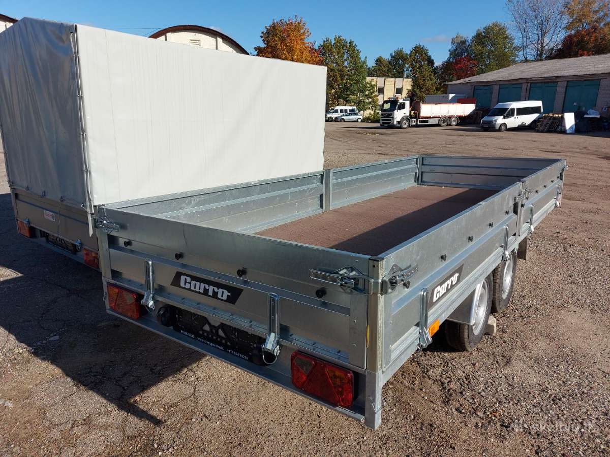 3m dviejų ašių priekaba-platforma, pakaba lingės - nuotraukos Nr. 24