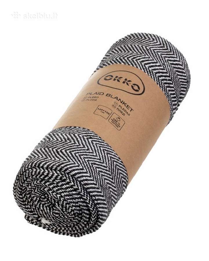 Naujas Okko medvilnės pledas 125cm150cm - nuotraukos Nr. 5