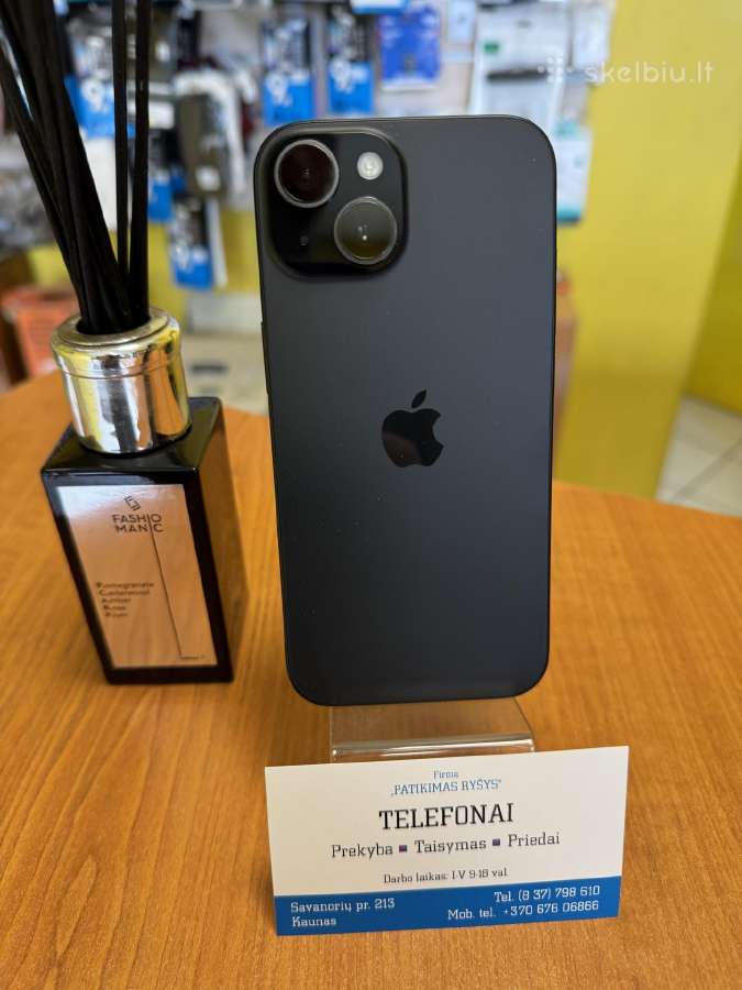 iPhone 15 Black 128gb Su Garantija
