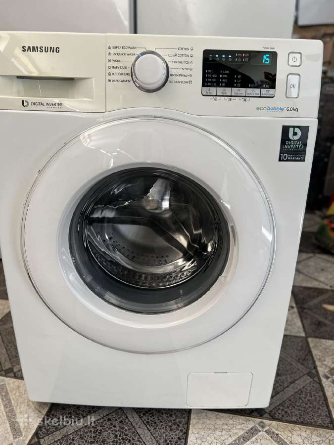 Samsung Ww60j4210jw/le, 6 kg, 1200aps/min - nuotraukos Nr. 4