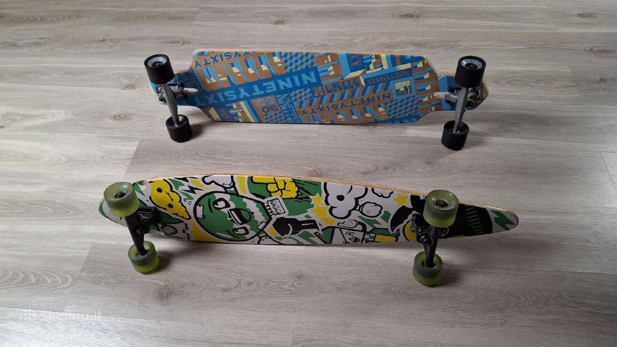 Riedlentė-longboard „Ninety Sixty“ ir „pintail“