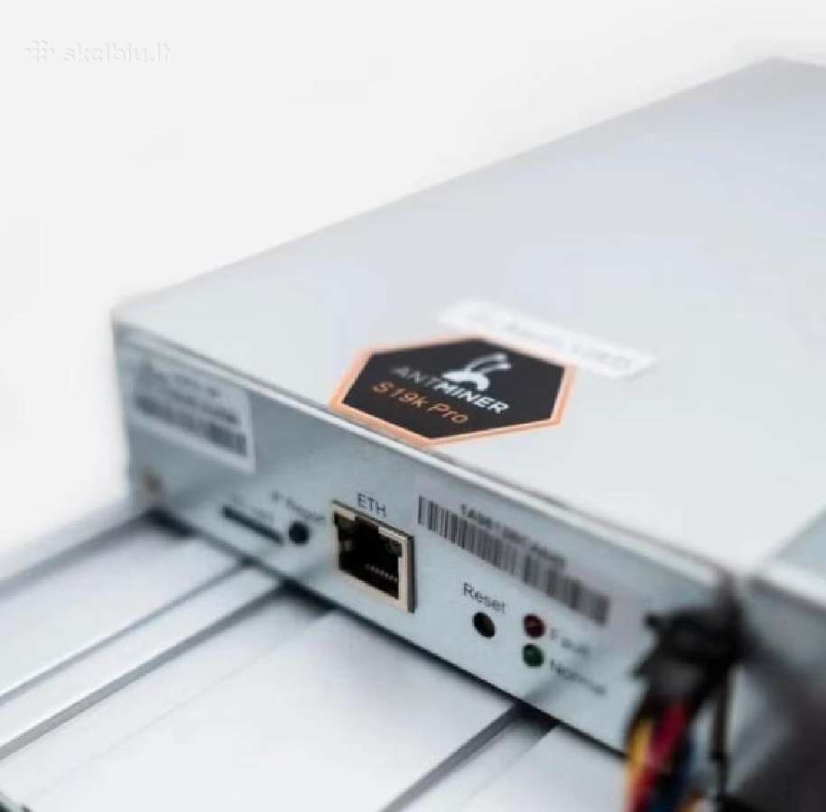 Bitmain Antminer S19k Pro 110th/s Naujas - nuotraukos Nr. 7