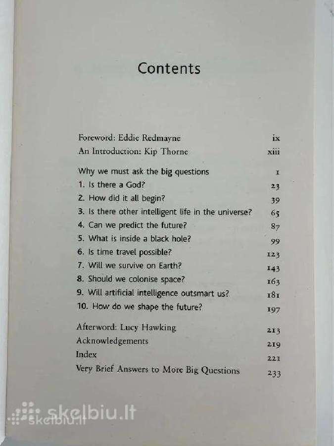 Stephen Hawking Brief Answers To The Big Questions - nuotraukos Nr. 5