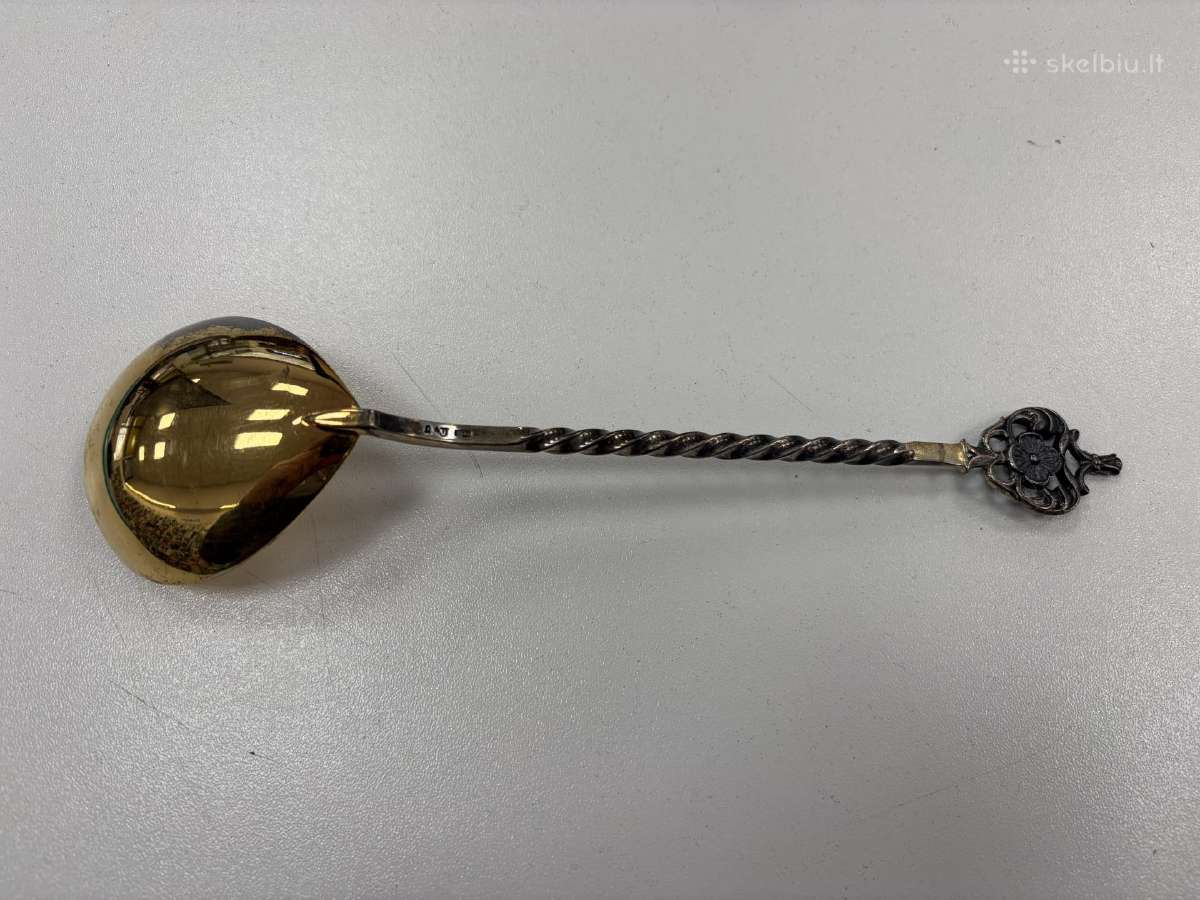 Vintažiniai Sidabriniai Stalo šaukštai 6vnt 318g - nuotraukos Nr. 6