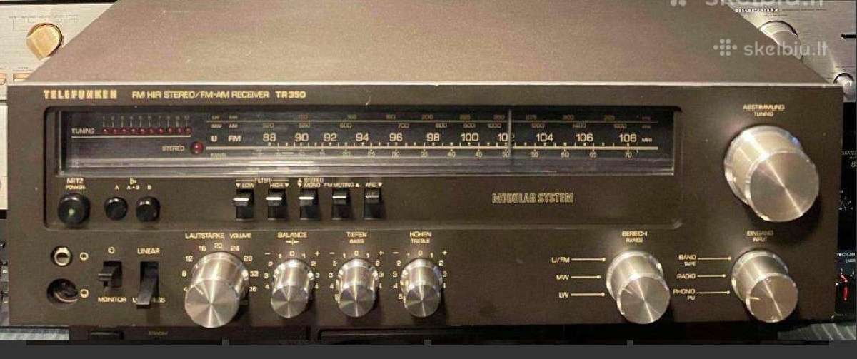 Telefunken tr350 / resiveriai