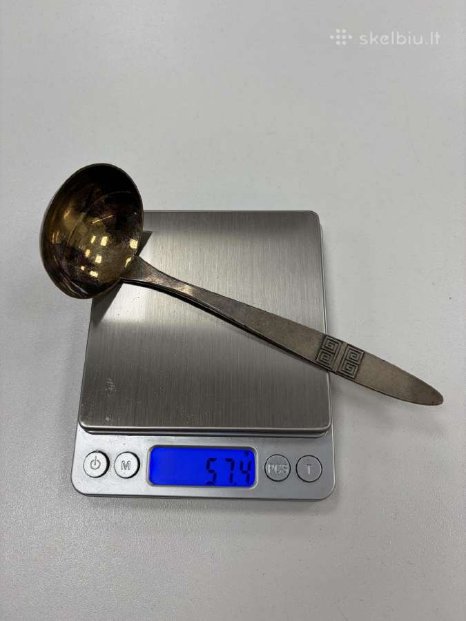 Vinažinis Sidabrinis samtis 916 praba svoris 57.4G - nuotraukos Nr. 2