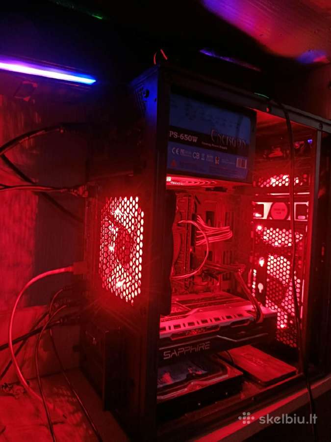 Žaidimų/darbo Pc i5-4590 16gb RAM Sapphire