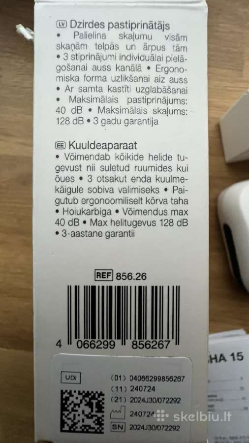 Klausos aparatas Sanitas Sha 15 - nuotraukos Nr. 5