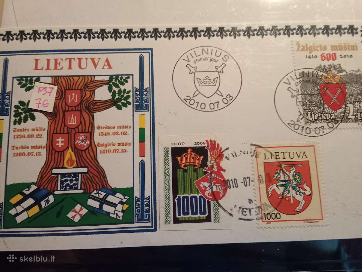 Atvirukai ir vokai su Žalgirio mūšiu irvytautu - nuotraukos Nr. 38