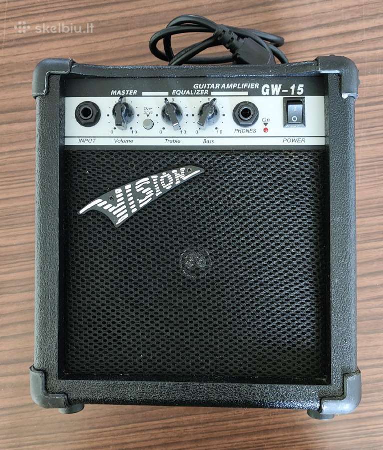 Vision gitaros kubas 15w pradedančiajam