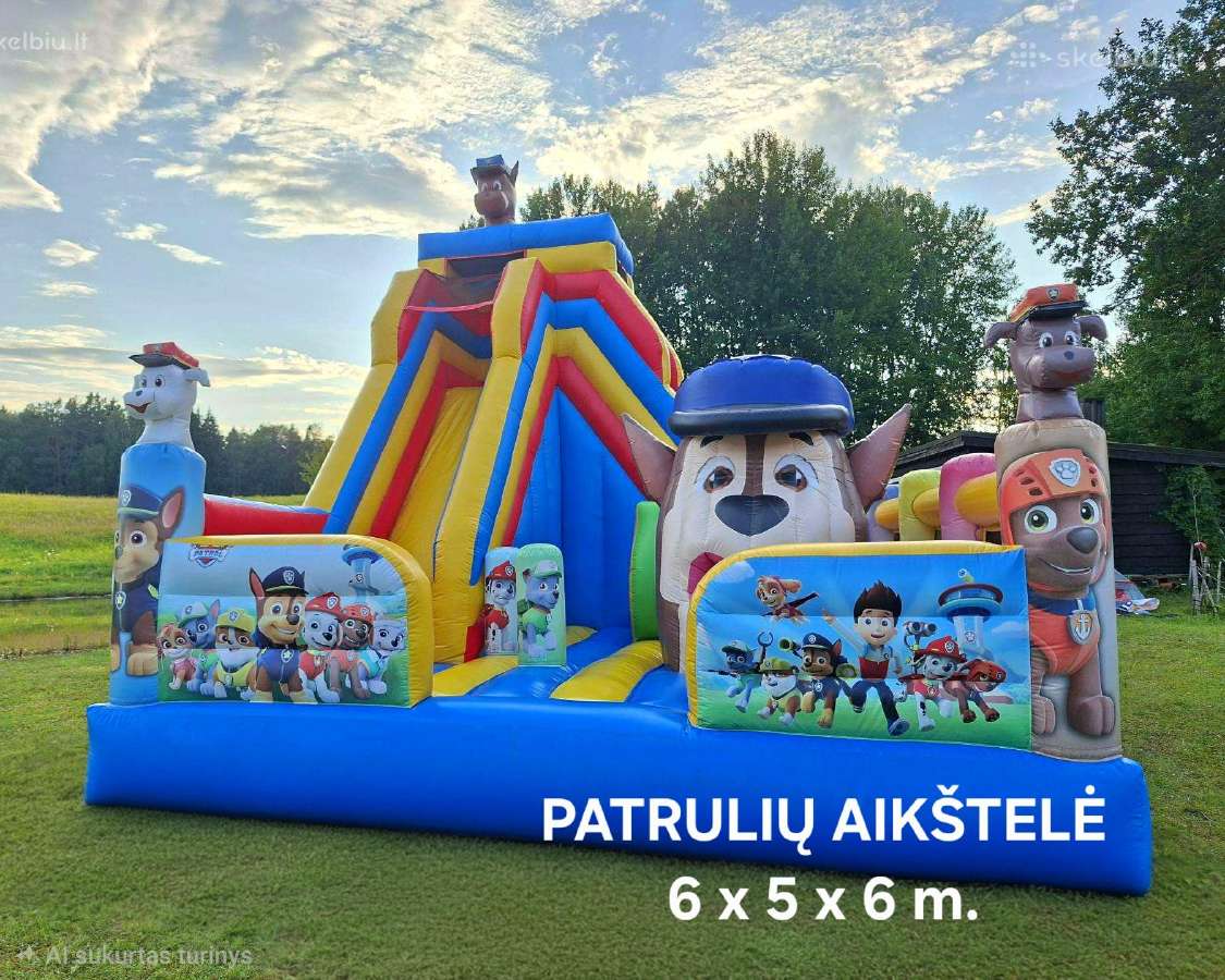 Batutai, pavėsinės, putų šou Jūsų kieme - nuotraukos Nr. 8