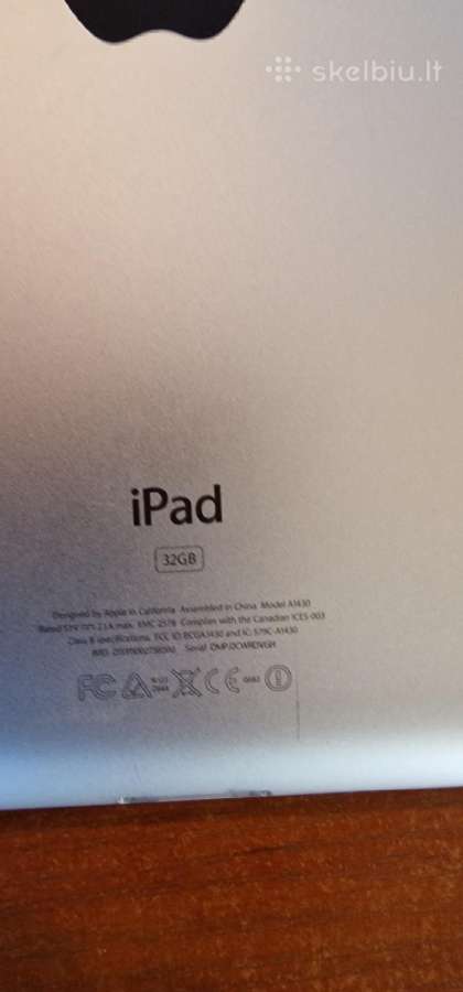 Apple iPad 3 32gb - nuotraukos Nr. 3