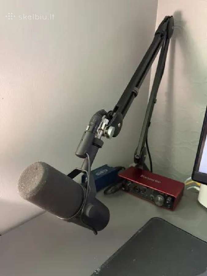 Shure Sm7b + Scarlett 2i2 + Cloudlifter
