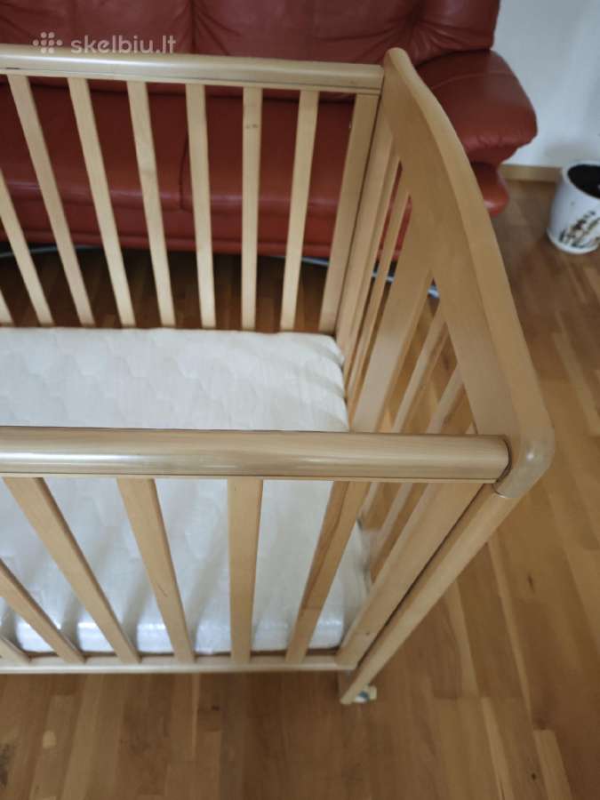 Vaikiška lovytė Yaapy Kids su čiužiniu. - nuotraukos Nr. 3