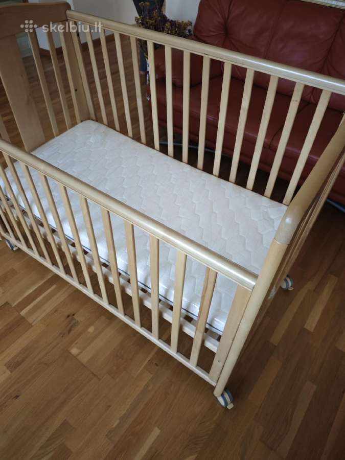 Vaikiška lovytė Yaapy Kids su čiužiniu. - nuotraukos Nr. 6
